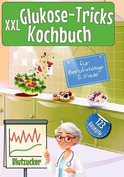 Produktbild: XXL Glukose-Tricks Kochbuch f&uuml;r Berufst&auml;tige und Faule