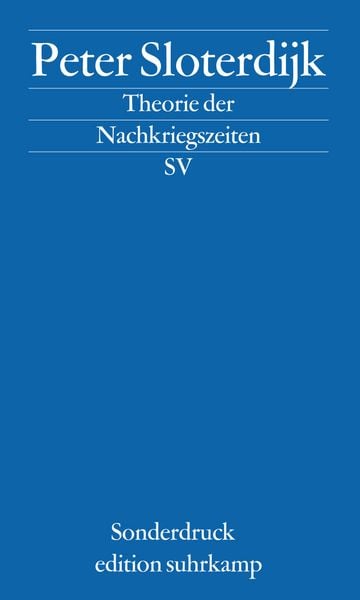 Produktbild: Theorie der Nachkriegszeiten