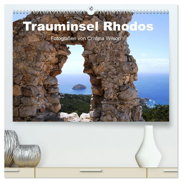 Produktbild: Trauminsel Rhodos (hochwertiger Premium Wandkalender 2026 DIN A2 quer), Kunstdruck in Hochglanz