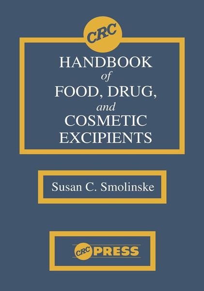 Produktbild: CRC Handbook of Food, Drug, and Cosmetic Excipients