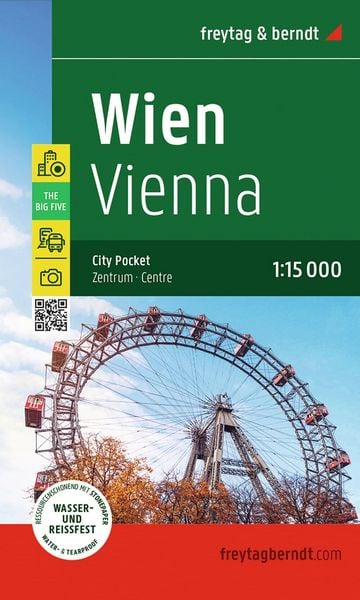 Produktbild: freytag & berndt Innenstadtplan Wien 1:15.000