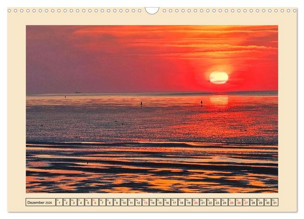 Produktbild: Norddeutsches Meerleuchten (Wandkalender 2026 DIN A3 quer), CALVENDO Monatskalender