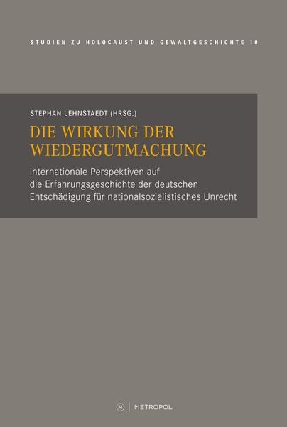 Produktbild: Die Wirkung der Wiedergutmachung