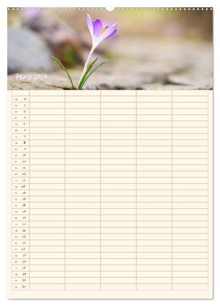Produktbild: Mit Blick in den Garten (Wandkalender 2026 DIN A2 hoch), CALVENDO Monatskalender