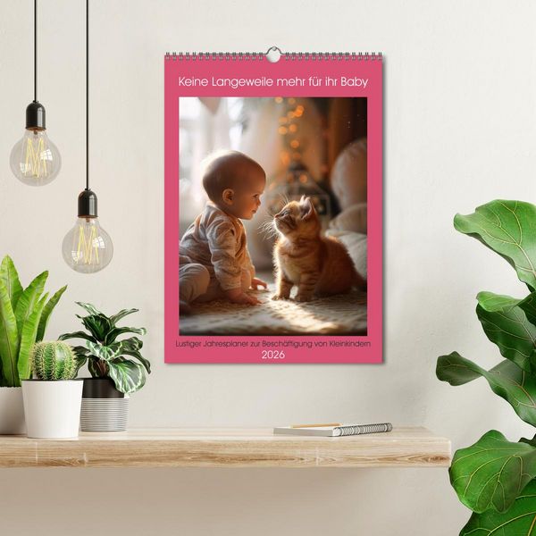 Produktbild: Keine Langeweile mehr f&uuml;r ihr Baby (Wandkalender 2026 DIN A3 hoch), CALVENDO Monatskalender
