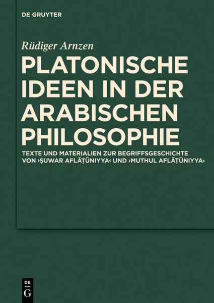 Produktbild: Platonische Ideen in der arabischen Philosophie