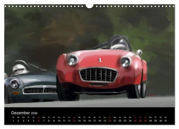 Produktbild: Classic Car Art by Reinhold Art&acute;s (Wandkalender 2026 DIN A3 quer), CALVENDO Monatskalender