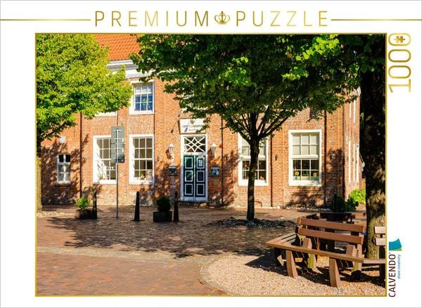 CALVENDO Puzzle Marktplatz Dornum | 1000 Teile Lege-Größe 64x48cm Foto-Puzzle für glückliche Stunden