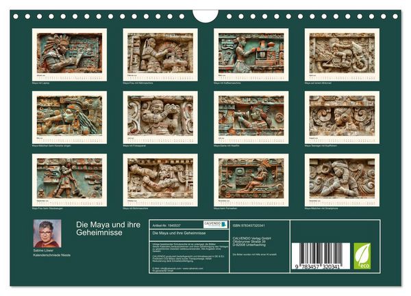 Produktbild: Die Maya und ihre Geheimnisse (Wandkalender 2026 DIN A4 quer), CALVENDO Monatskalender