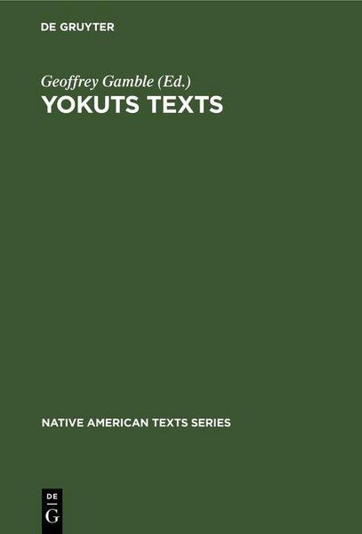 Produktbild: Yokuts Texts