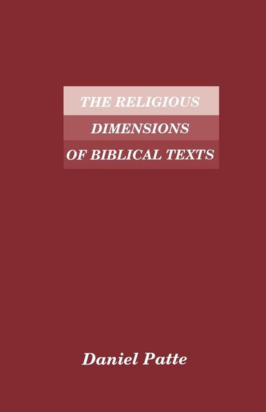 Produktbild: The Religious Dimensions of Biblical Texts
