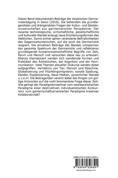 Produktbild: Tagungsband der &laquo;Asiatischen Germanistentagung 2016 in Seoul&raquo; &ndash; Band 1