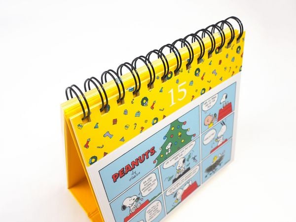 Produktbild: Snoopys Adventskalender. 24 Postkarten f&uuml;r die Weihnachtszeit (Advents-Postkartenaufsteller)