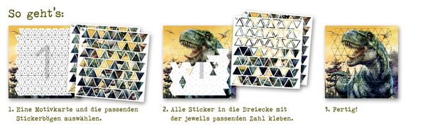 Stickern nach Zahlen