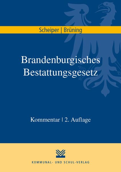 Produktbild: Brandenburgisches Bestattungsgesetz