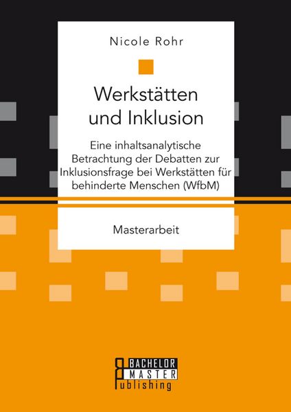 Produktbild: Werkst&auml;tten und Inklusion