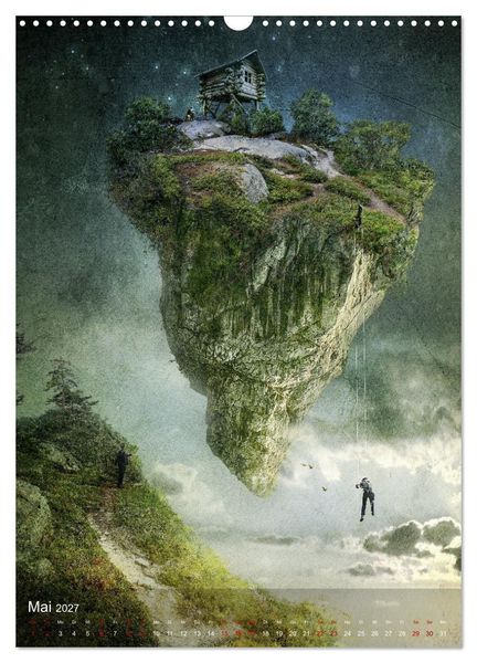 Produktbild: Lass deine Tr&auml;ume fliegen ins Reich der Fantasie (Wandkalender 2027 DIN A3 hoch), CALVENDO Monatskalender