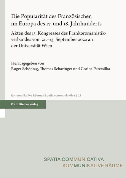 Produktbild: Die Popularit&auml;t des Franz&ouml;sischen im Europa des 17. und 18. Jahrhunderts