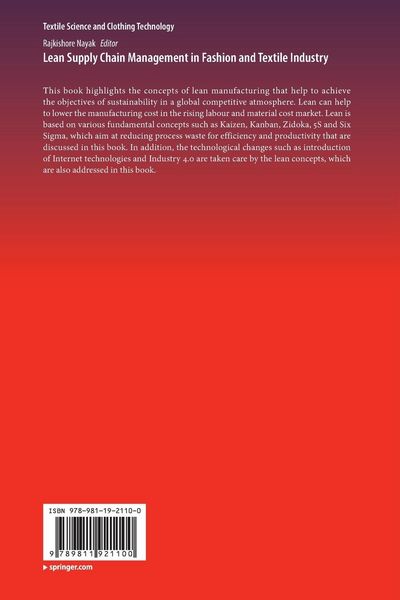 Produktbild: Lean Supply Chain Management in Fashion and Textile Industry