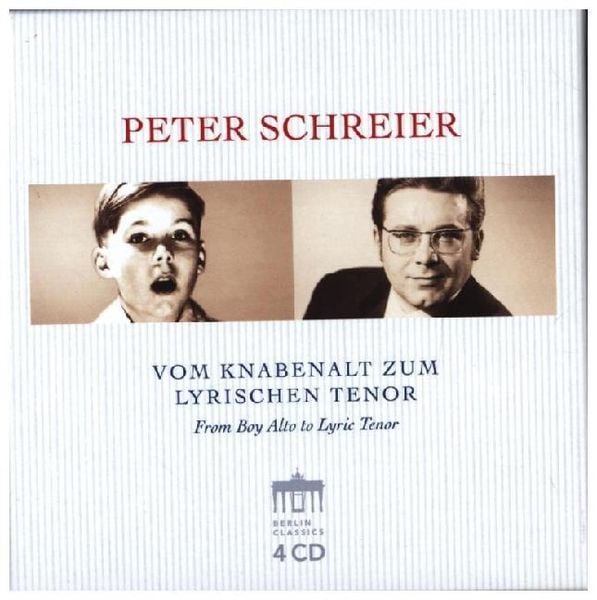 Produktbild: Peter Schreier-Vom Knabenalt zum lyrischen Tenor