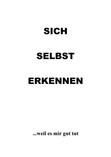 Produktbild: Sich selbst erkennen