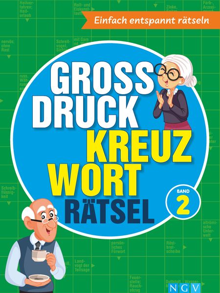 Produktbild: Gro&szlig;druck Kreuzwortr&auml;tsel Band 2 - R&auml;tselbuch f&uuml;r Senioren & Rentner mit gro&szlig;er Schrift