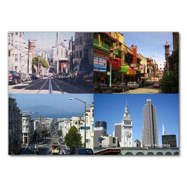Produktbild: Lais Puzzle Collage San Francisco 500 Teile
