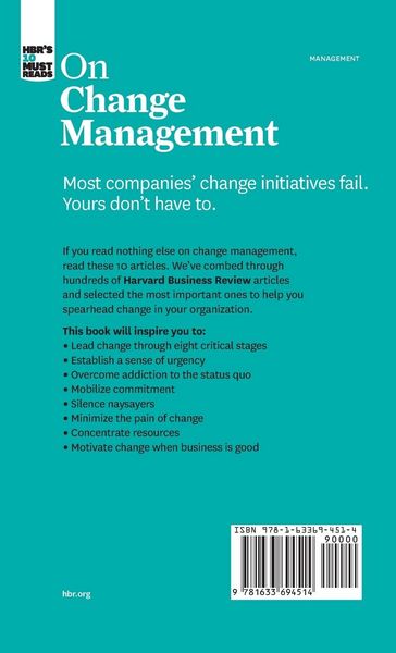 Produktbild: HBR's 10 Must Reads on Change Management (including featured article "Leading Change," by John P. Kotter)