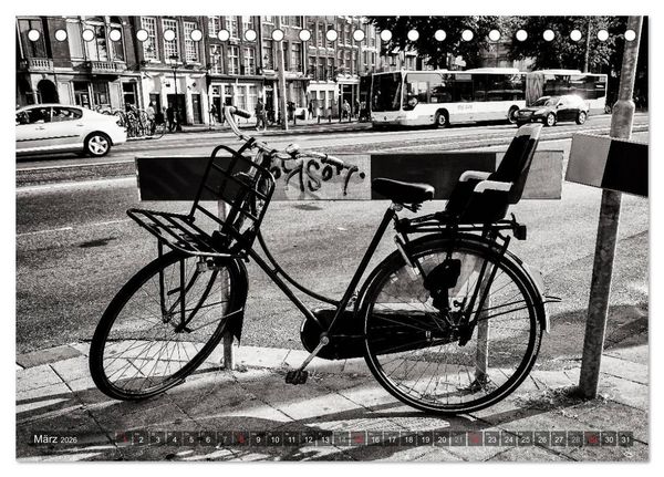 Produktbild: Ein Blick auf Amsterdam (Tischkalender 2026 DIN A5 quer), CALVENDO Monatskalender