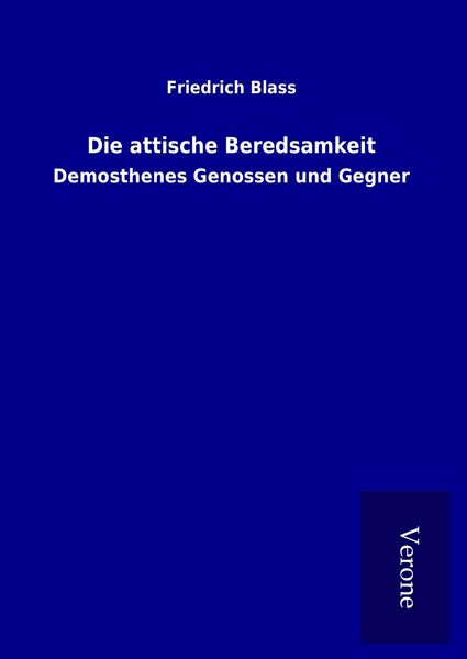 Produktbild: Die attische Beredsamkeit