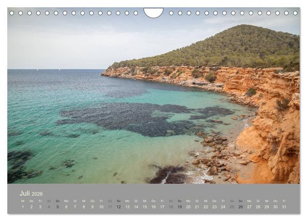 Produktbild: Ibiza - Spanien (Wandkalender 2026 DIN A4 quer), CALVENDO Monatskalender