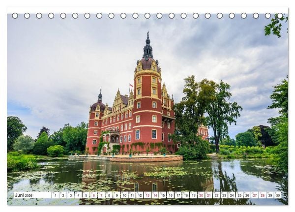 Produktbild: Schloss Bad Muskau (Tischkalender 2026 DIN A5 quer), CALVENDO Monatskalender