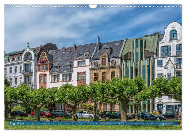 Produktbild: D&uuml;sseldorf - Ansichten einer faszinierenden Stadt (Wandkalender 2026 DIN A3 quer), CALVENDO Monatskalender