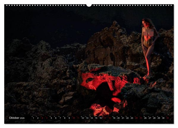 Produktbild: Lanzarote - Aktaufnahmen auf der Vulkaninsel (hochwertiger Premium Wandkalender 2026 DIN A2 quer), Kunstdruck in Hochglanz