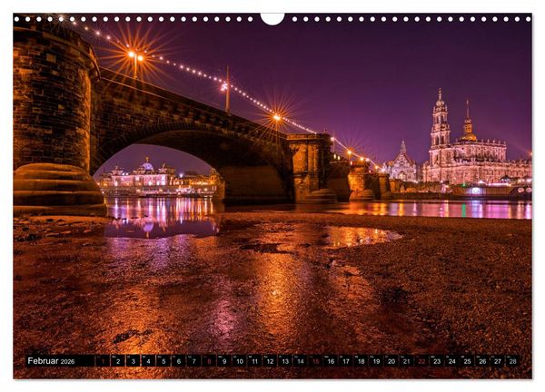 Produktbild: Barockperle Dresden (Wandkalender 2026 DIN A3 quer), CALVENDO Monatskalender