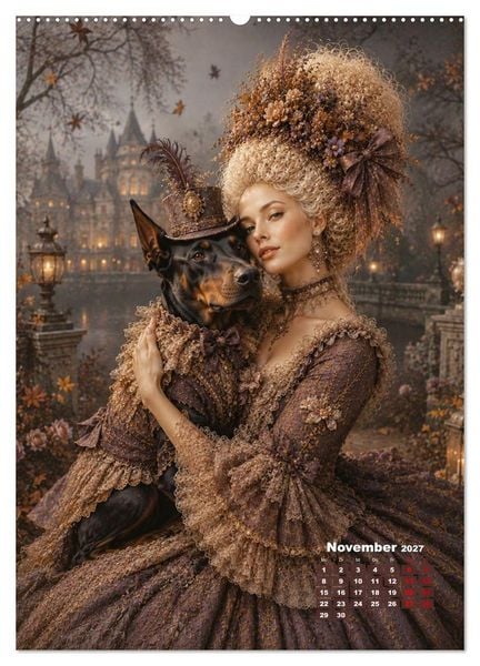 Produktbild: Rococo Tr&auml;ume (Wandkalender 2027 DIN A2 hoch), CALVENDO Monatskalender