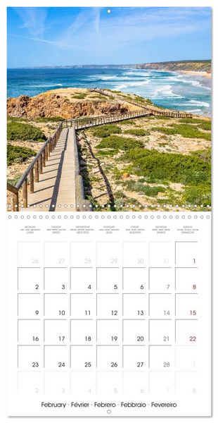 Produktbild: Algarve - Portugal's picturesque coastal landscapes (Wall Calendar 2026 12 &times; 12 Inch) CALVENDO 12 Month Wall Calendar