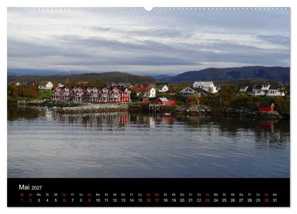 Produktbild: Impressionen von Norwegen entlang der Hurtigruten (Wandkalender 2027 DIN A2 quer), CALVENDO Monatskalender