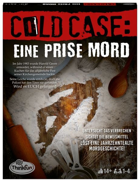 Produktbild: ThinkFun Cold Case: Eine Prise Mord - Kombinationsspiel ab 14 Jahre