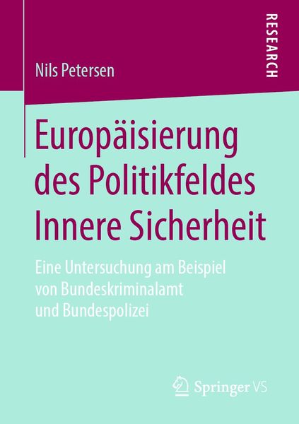 Produktbild: Europ&auml;isierung des Politikfeldes Innere Sicherheit