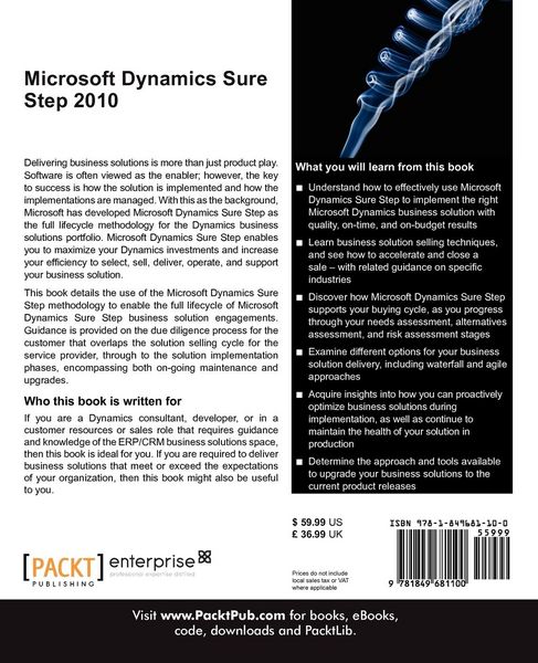 Produktbild: Microsoft Dynamics Sure Step 2010