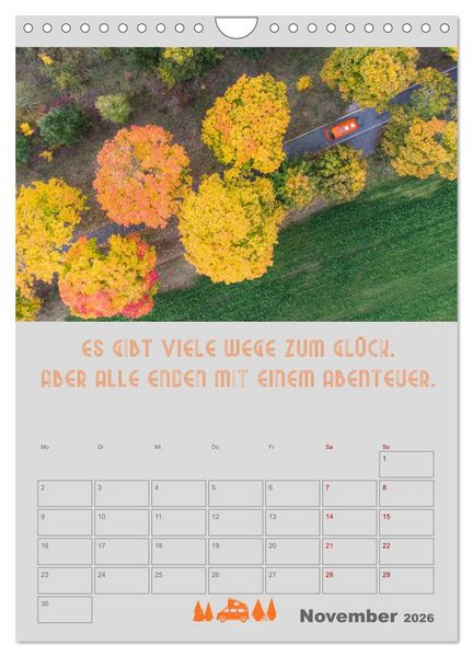 Produktbild: Vanlife - Hotel kann jeder! (Wandkalender 2026 DIN A4 hoch), CALVENDO Monatskalender