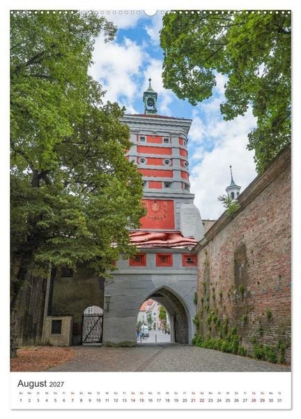 Produktbild: Augsburger Augenblicke - Schauen und Verweilen (hochwertiger Premium Wandkalender 2027 DIN A2 hoch), Kunstdruck in Hochglanz