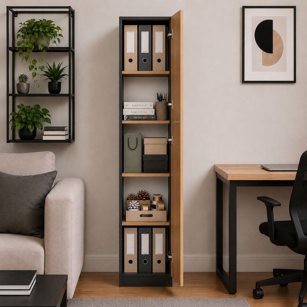 Produktbild: Mehrzweckschrank B&uuml;ro Wohnzimmer Dilos 183 x 38 cm