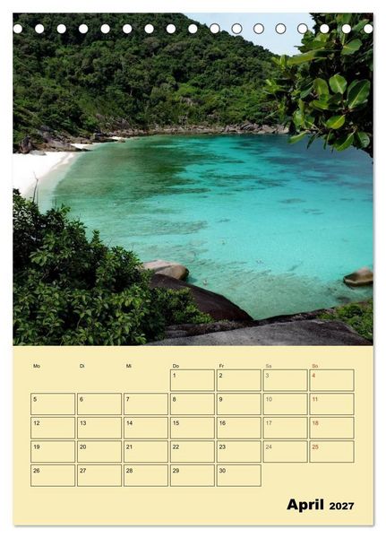 Produktbild: S&uuml;dthailand (Tischkalender 2027 DIN A5 hoch), CALVENDO Monatskalender