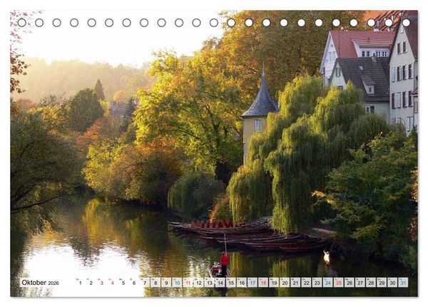 Produktbild: Rund um T&uuml;bingen und Sch&ouml;nbuch (Tischkalender 2026 DIN A5 quer), CALVENDO Monatskalender