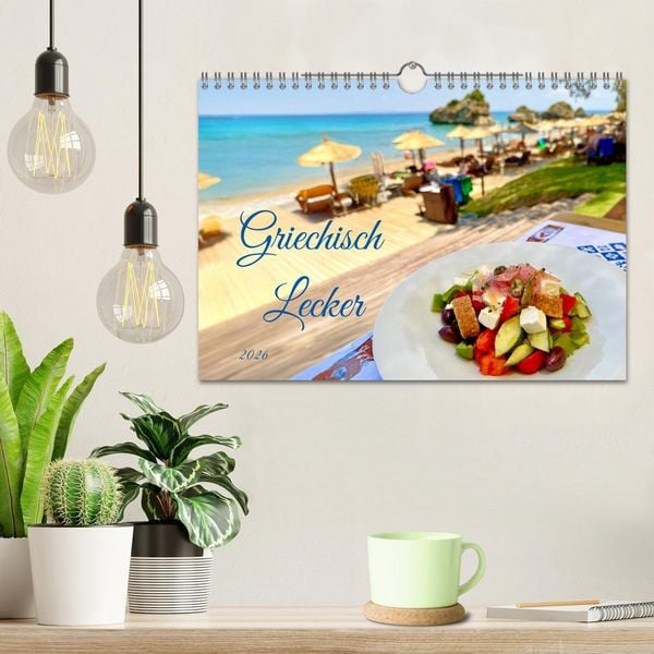 Produktbild: Griechisch Lecker (Wandkalender 2026 DIN A4 quer), CALVENDO Monatskalender