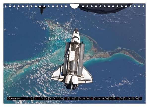 Produktbild: Space Shuttle. Impressionen aus der Raumfahrt (Wandkalender 2026 DIN A4 quer), CALVENDO Monatskalender