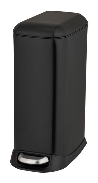 Produktbild: Treteimer Mod. Design 20 L, Easy-Close, Schwarz, mit herausnehmbarem Einsatz