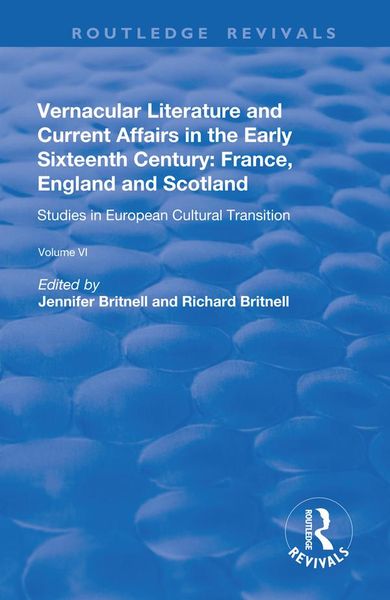 Produktbild: Vernacular Literature and Current Affairs in the Early Sixteenth Century